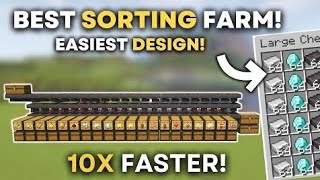 Minecraft EASY Automatic Sorting System - Auto sorter 1.21