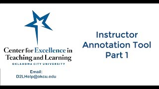 Instructor Annotation Part 1: Overview of the Annotation Tool