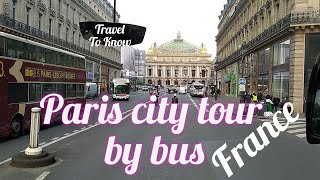 PARIS, FRANCE City Tour by Bus | Paris en été | France City Tour