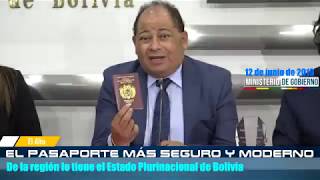 BOLIVIA TIENE EL PASAPORTE MÁS SEGURO Y MODERNO DE LA REGIÓN