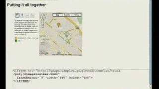 Google I/O 2008 - My Maps Editing API