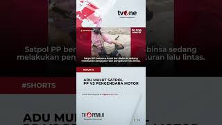 Dihimbau Tidak Lewat Trotoar, Pengendara Motor: Jangan Sok-sok an Jadi Petugas #shorts #tvone