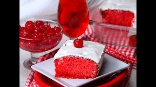 Shirley Temple Poke Cake | Dessert