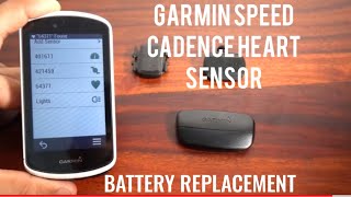 How to replace Garmin Sensor Battery - Cadance/Speed/Heart rate sensor! Battery 2032