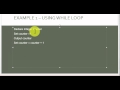 Visual Basic - While Loop Pseudocode