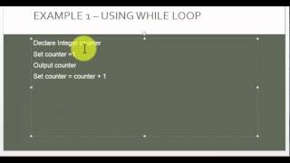 Visual Basic - While Loop Pseudocode