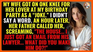 SHE MOCKED HIM AT HIS BIRTHDAY PARTY. THEN HE QUIETLY TOOK THE HOUSE