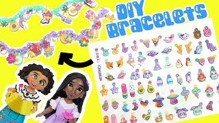 Disney Encanto DIY Puffy Charm Bracelets with Mirabel and Isabela Dolls! Crafts for Kids