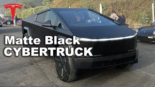 Tesla Cybertruck In Matte Black - First Drive Around