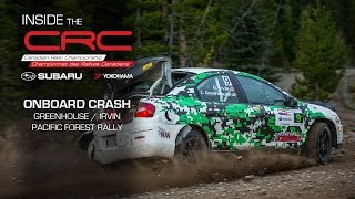 Onboard CRC: Greenhouse vs. Grader at Pacific Forest Rally 2014