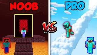Minecraft Noob Vs Pro Sub Sososhare Com - minecraft noob vs pro heaven hell stairs in