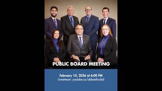 Public Board Meeting - February 10, 2026