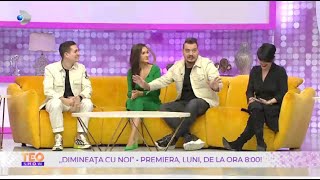 Teo Show (11.03.) - Bursucu, Viviana si George, "Dimineata cu noi", PREMIERA, LUNI, de la ora 08:00!
