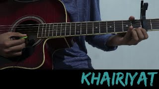 Khairiyat Guitar Tabs & Chords|Instrumental cover | Chhichhore | Arjit Singh | Sushant Singh |