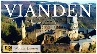 Vianden Castle Luxembourg - Drone 4K UHD