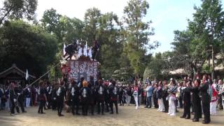 平成２４年度　錦織神社祭礼　本宮　宮入　五軒家