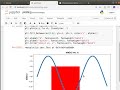 Matplotlib: How to color sections of the plot with fill_between