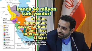 İranda 40 milyon türk yoxdur! Azərilər, türkmənlər, qaşqay türkləri hamısı heç 18-19 milyon etməz!