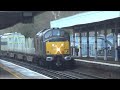 hd caledonian sleeper mk5s rog 37884 at orpington on 6q72 with mk5s. 15.01.18