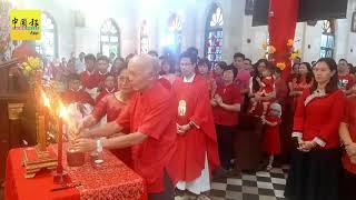 上香祭祖  天主教堂沿袭传统