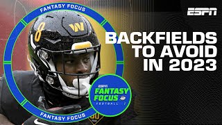 BIGGEST Backfields to avoid in 2023  | Fantasy Focus 🏈