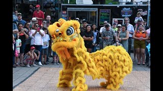 Oreya dance Oreya Ou Oreya Lion dance Chinese Lion dance at WorldFest 2022 Louisville Kentucky USA