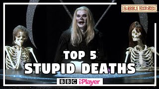 HALLOWEEN | TOP 5 STUPID DEATHS | HORRIBLE HISTORIES COMPILATION | CBBC
