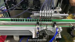 Automatischer Nagellack ätherisches Öl Kleine Dosis Glasflasche 6 Düsen Füllmaschine Testen Videos