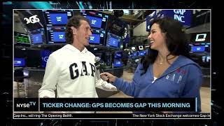 Richard Dickson, CEO + President at Gap Inc  Joins NYSE TV Live