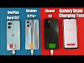 OnePlus Nord CE 2 Vs Realme 9 Pro+ Vs Xiaomi 11i Battery Drain & Charging Test Comparison