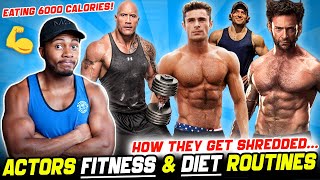 How Celebrity Actors Eat & Train to get RIPPED SUPER FAST