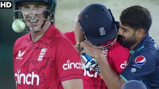 Funny Moment! Harry Brook Hit on Helmet By Haris Rauf | Pakistan vs England | 3rd T20I | PCB | MU2L