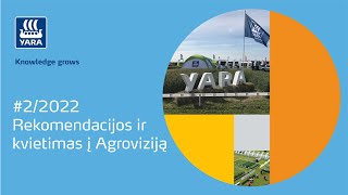 #2/2022 Rekomendacijos ir kvietimas į Agroviziją