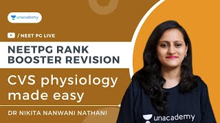 NEETPG Rank Booster Revision Series | CVS physiology made easy | Dr Nikita Nanwani