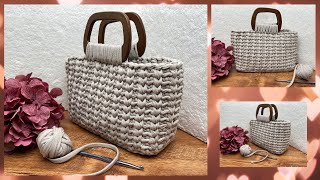 BOLSA DE MANO A CROCHET FACIL DE HACER