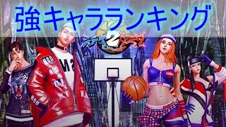 スマッシュダンク　 【シティダンク2・citydunk2】選手ルーレットで取れる強キャラランキング(人気ランキング)　※シティダンク２プレイ歴3ヵ月が選ぶ（スマホ・バスケ・ゲーム）