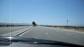 Musical Road in Lancaster, CA at 100mph