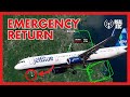 JetBlue A321 DECLARES EMERGENCY After Hydraulic Failure & Landing Gear Issue over Boston