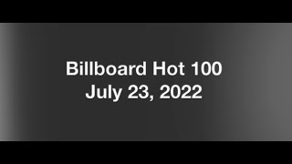 Billboard Hot 100- July 23, 2022