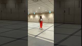 Crossdresser Kyoko, Sleeveless tee and Coral skirt video