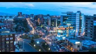 Discover Addis Ababa Walking Tour around Churchill in 4K