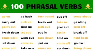 100 Phrasal Verbs in English