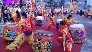 107羅東嘉興宮嘉興團恭祝田都元帥聖誕暨三載圓香遶境【宜蘭洪興龍獅團-花式戰鼓團】