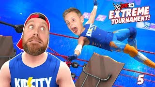 Crazy Tables! DadCity vs Little Flash (WWE 2k19 Singles Tournament #5) K-City