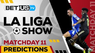 La Liga Picks Matchday 11 | La Liga Odds, Soccer Predictions & Free Tips