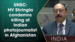 UNSC: HV Shringla condemns killing of Indian photojournalist in Afghanistan