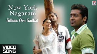 New York Nagaram - 4K Video | Sillunu Oru Kaadhal | A R Rahman | Suriya | Jyothika | Vaali