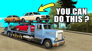 Hidden Vehicle Features You Never Knew About in GTA San Andreas