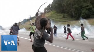 Brazil Police Clash With Indigenous Groups Over Tribal Land Recognition | VOA News