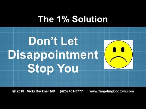 Don't Let Disappointment Stop You Don't Let Disappointment Stop You